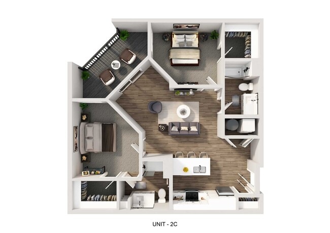 2C - The Roosevelt Deluxe - The Fitzgerald Bexley