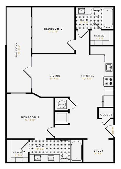 Floorplan - Boone Manor