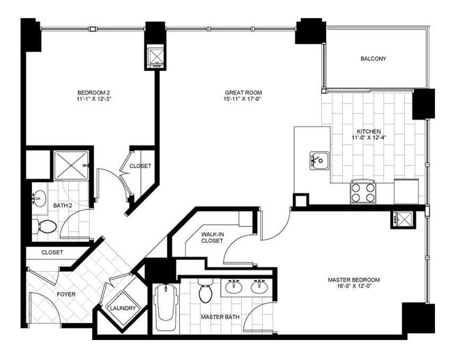 Floorplan - Flair Tower