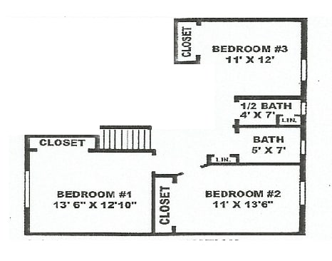 3BR/1.5BA - Spring Road Apartments