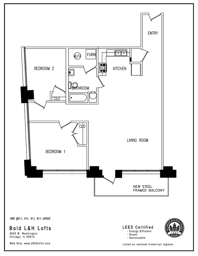 Floorplan - 2620 Lofts