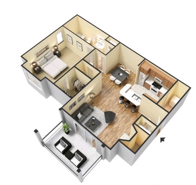 Floorplan - Lakeside at Arbor Place