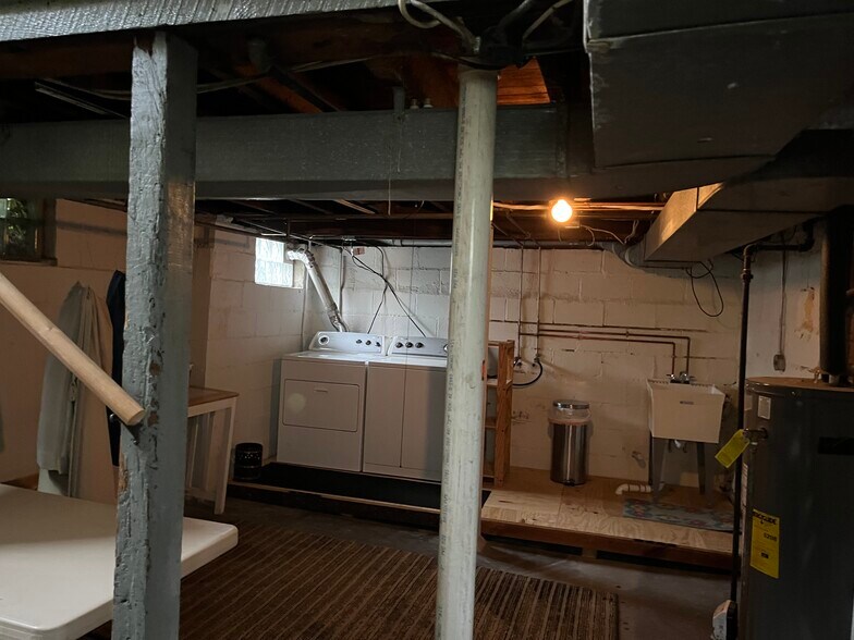 Your private split basement with laundry area - 325 S Main St