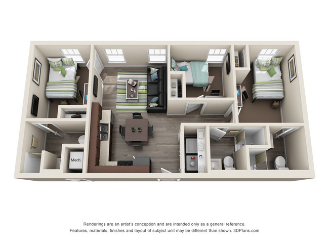 Floorplan - 809 W Nevada