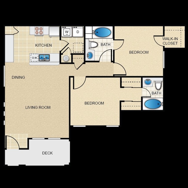 Plan 3 - Laurel Canyon Apartment Homes
