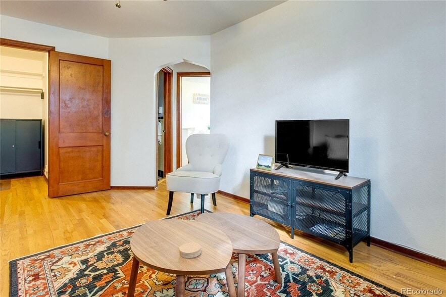 Staged Living Room - 1605 St Paul St