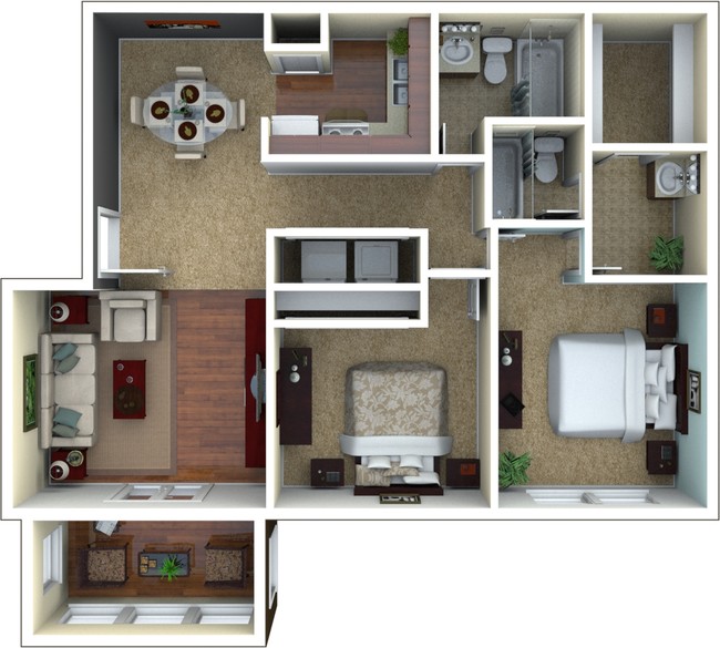 Two Bedroom - Avistele at Andalusia