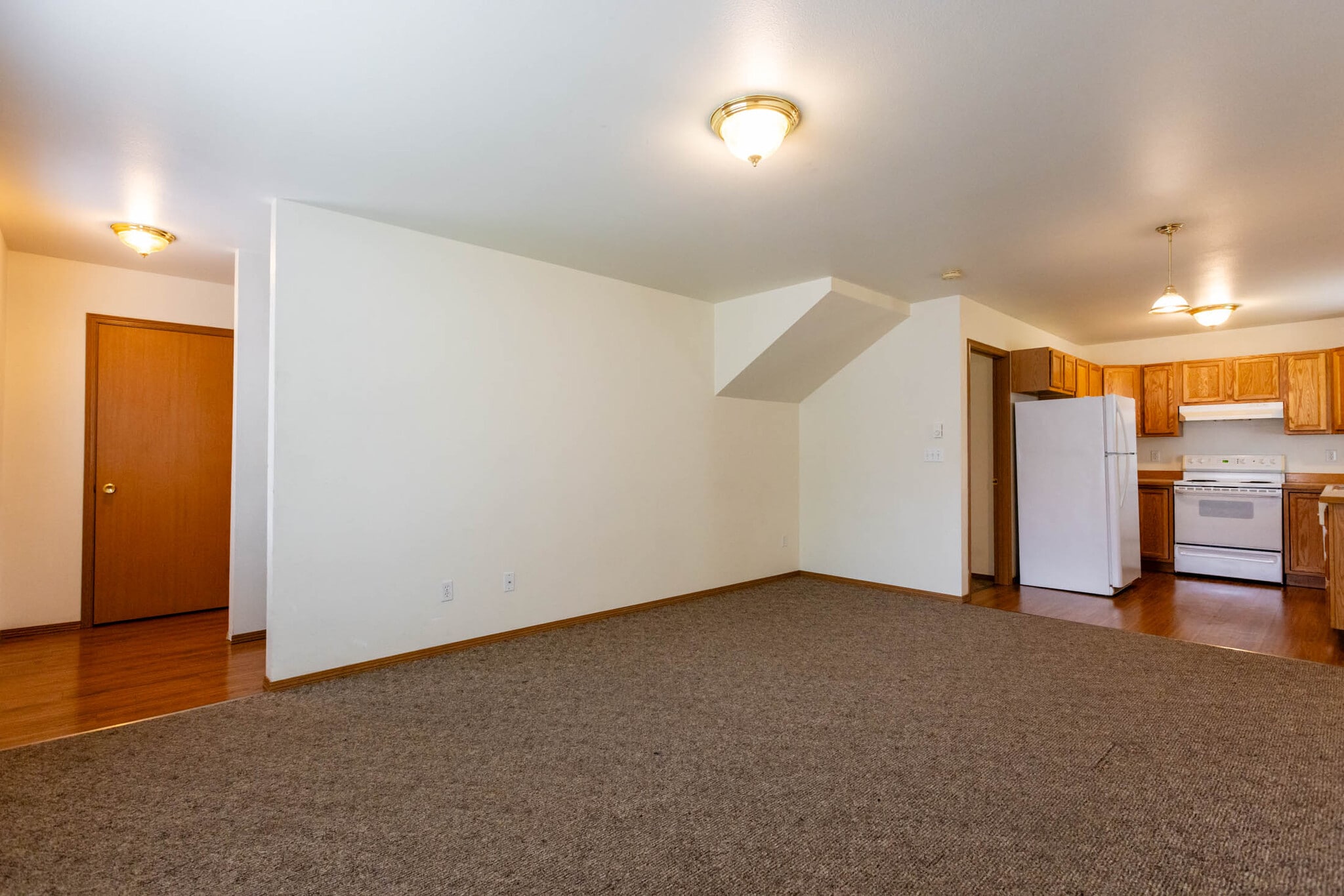 Entry, living room, kitchen - 1913 N Chestnut St