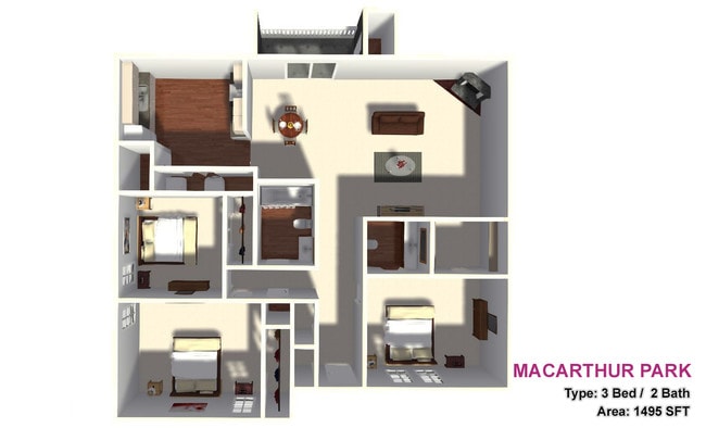 Three Bed / Two Bath - MacArthur Park