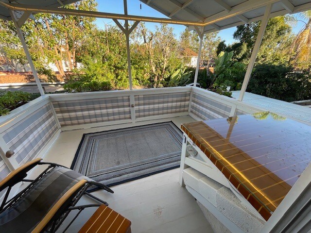 Balcony off master bedroom - 10545 Kemerton Rd