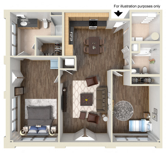 Floorplan - Legends Park Apartments