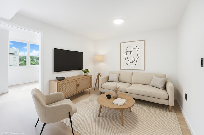 Modern Living Room - Parkview Apartments