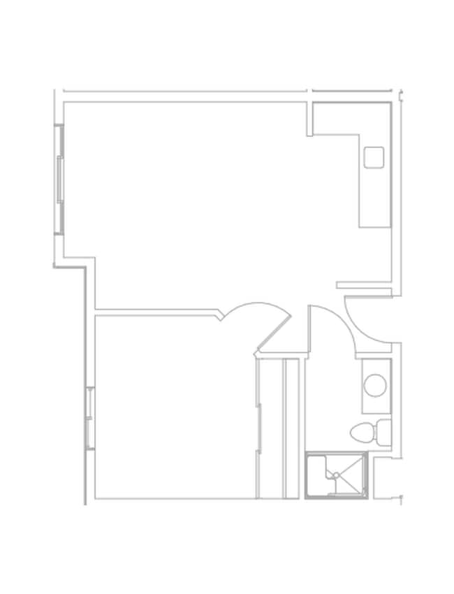 Floorplan - Crossroads Garden Apartments