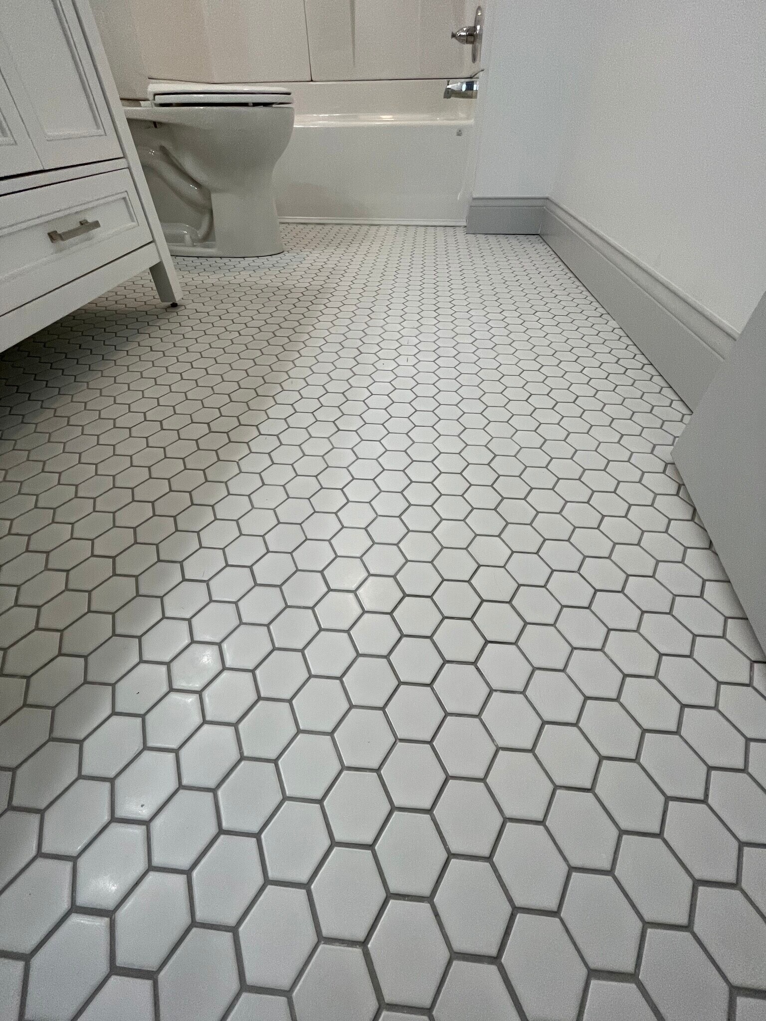 Master Bathroom Floor - 117 W Columbus Ave