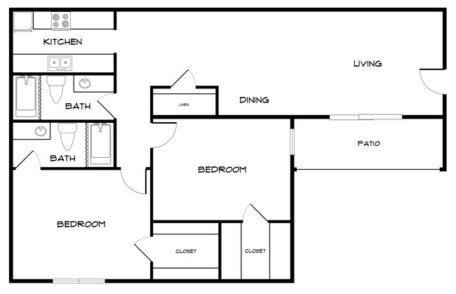 Floorplan - Lila Apartments