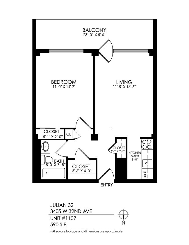 Floorplan - Julian32 at Highlands Square