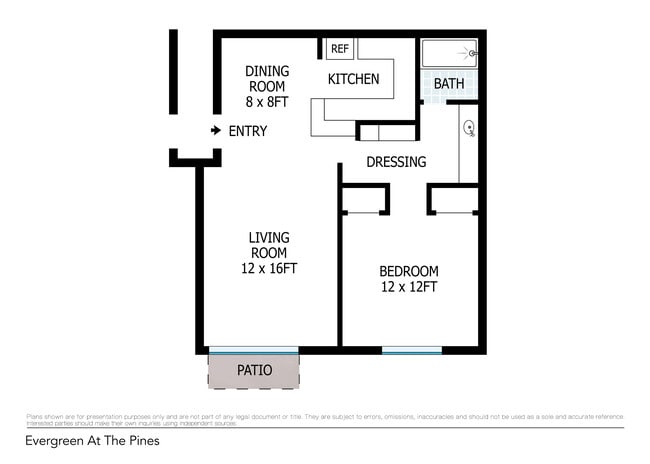 Floorplan - Pines Apartments