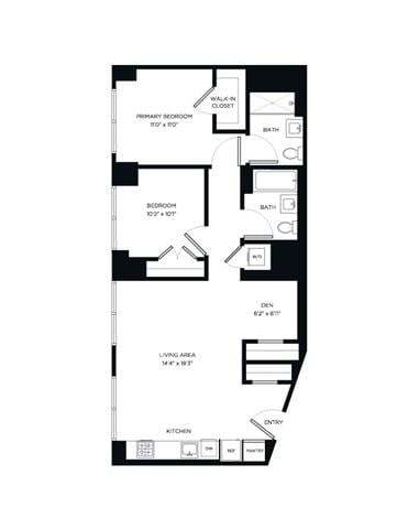 Floorplan - Third at Bankside