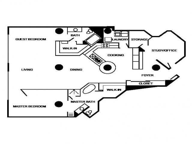 Floorplan - South Side on Lamar