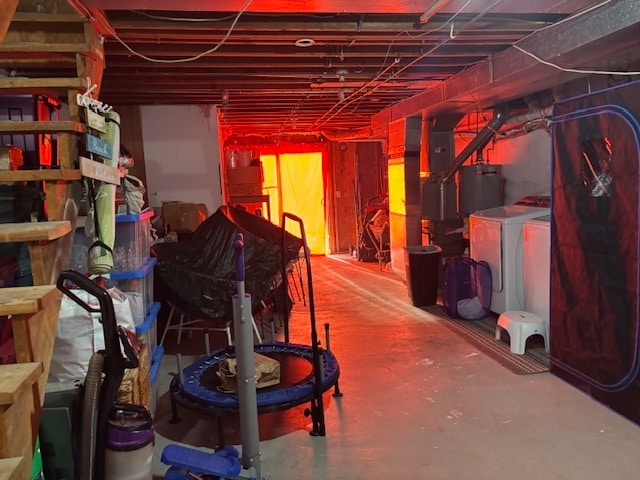 Work out space in basement with solo trampoline, yoga mats, blocks, free weights etc - 15 Brandywine Dr