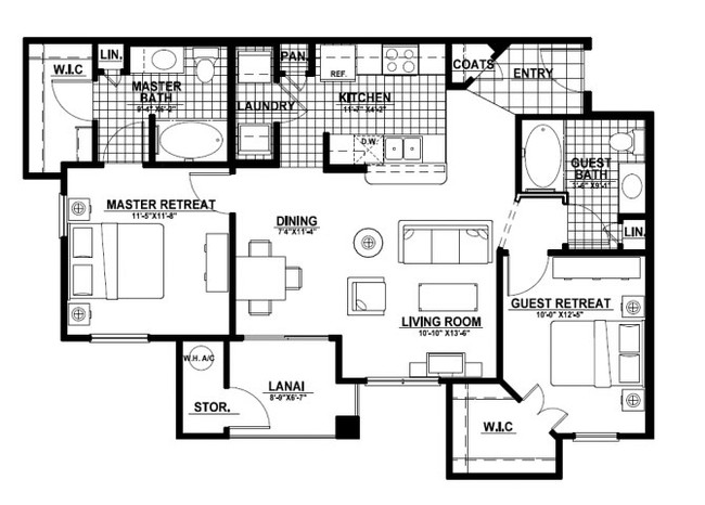 Floorplan - Courtney Bend