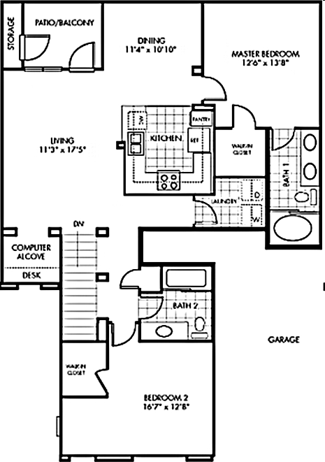 2BR/2BA Pisa - Provence at Valencia