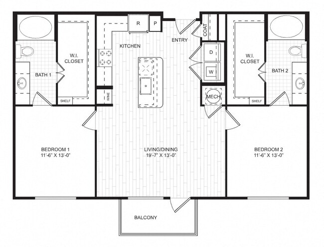 Floorplan - The Riley