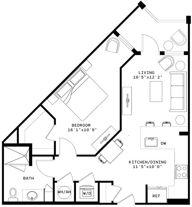 Floorplan - Venable Durham Apartments