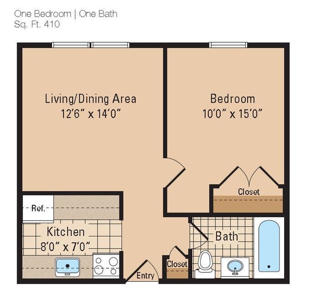 1 Bedroom - Lehigh Coal and Navigation