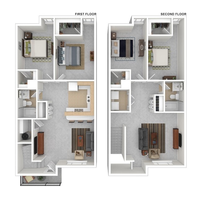Maple Ridge 4x4 Luxury Type H - Maple Ridge Townhomes