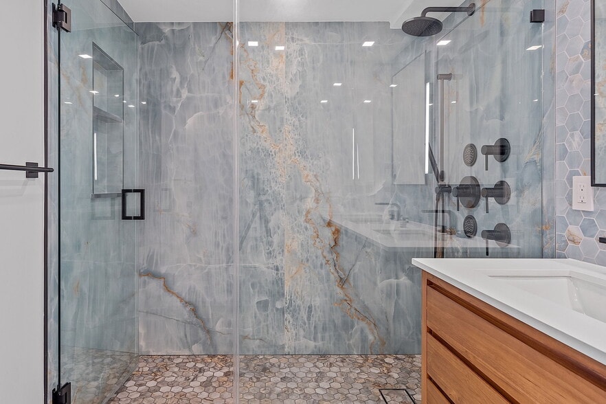 Tiled Walk in Shower - 4020 Galt Ocean Dr