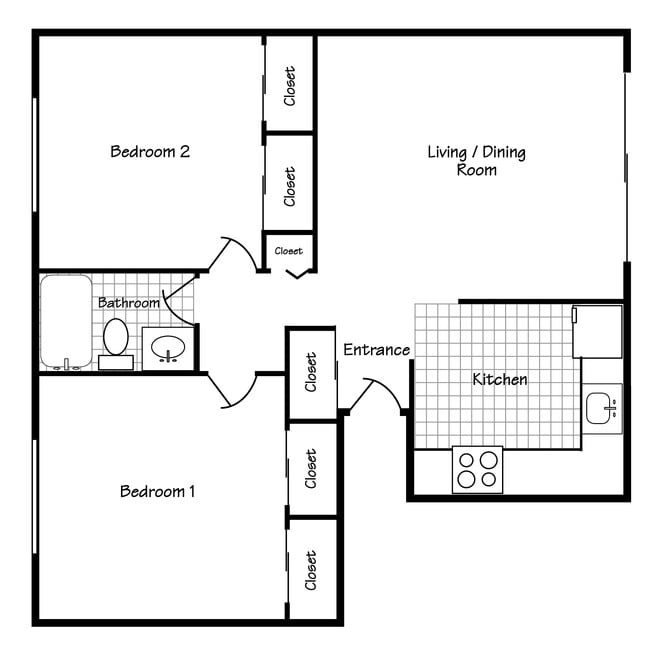 Floorplan - The Park at Fifth