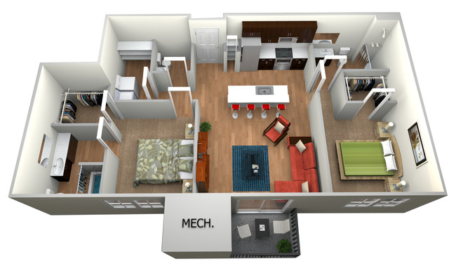 Floorplan - CenterPointe Apartments