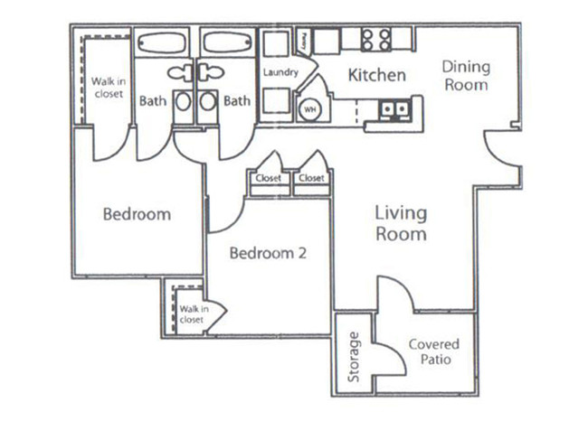 Floorplan - Dobbins Hill Apartment Homes