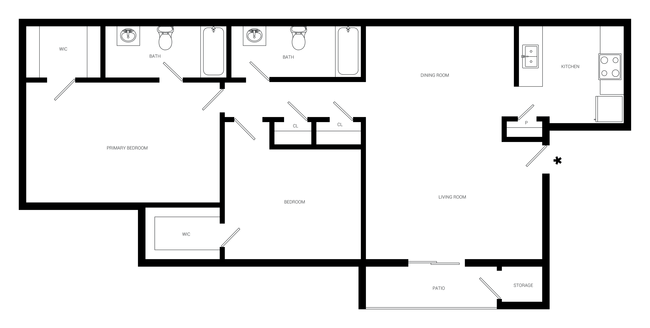 Floorplan - Stewart's Landing Apartments