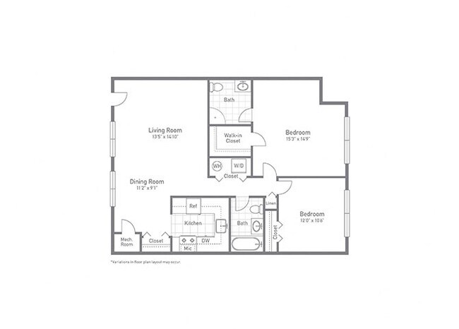 Floorplan - Copperfield Square Apartments