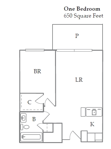 1BR/1BA - ViewPointe Independent Living