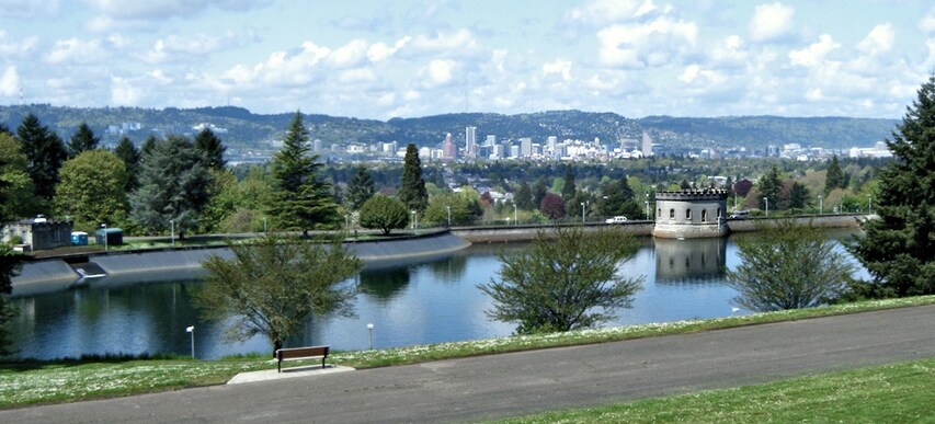 View from Mount Tabor - 5427 SE Tibbetts St