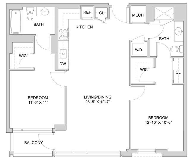 Floorplan - The Modern at Art Place