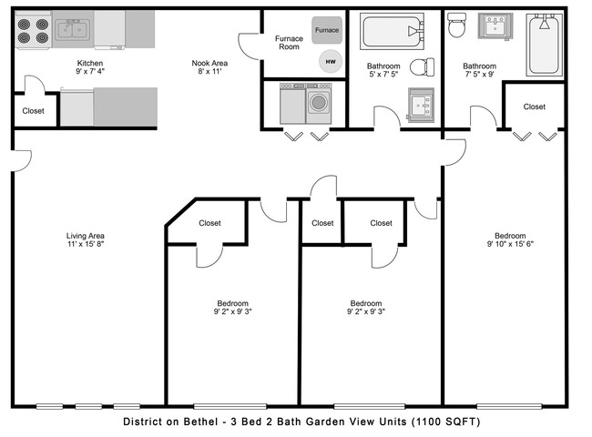 Floorplan - District on Bethel