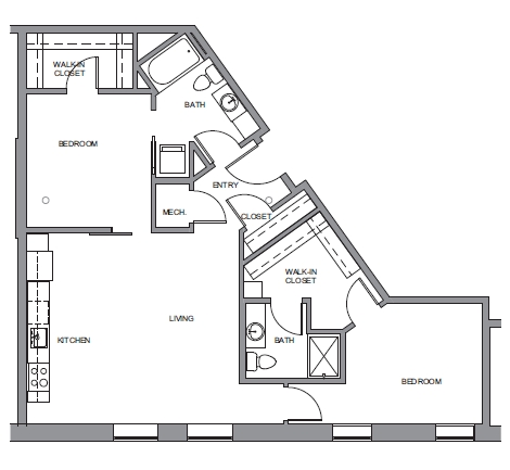 2BR/2BA - Elgin Artspace Lofts - For Artists Only