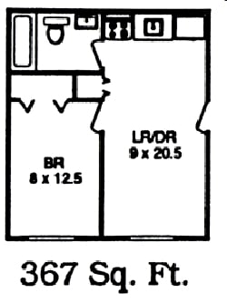 1BR/1BA - Kensington Place Apartments