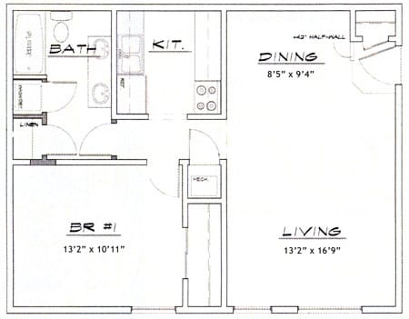 1BR/1BA - San Mateo de Santa Fe