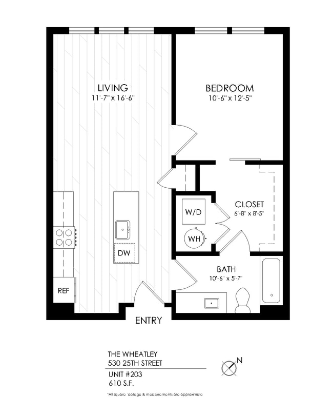 Floorplan - The Wheatley Flats