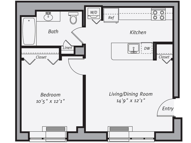 Floorplan - Avalon Riverview South Tower