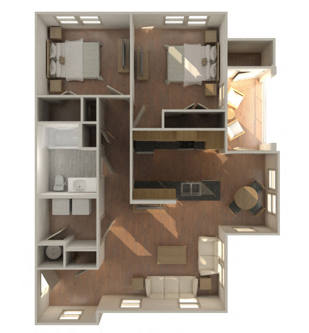 Floorplan - The Lofts at Southside Apartments