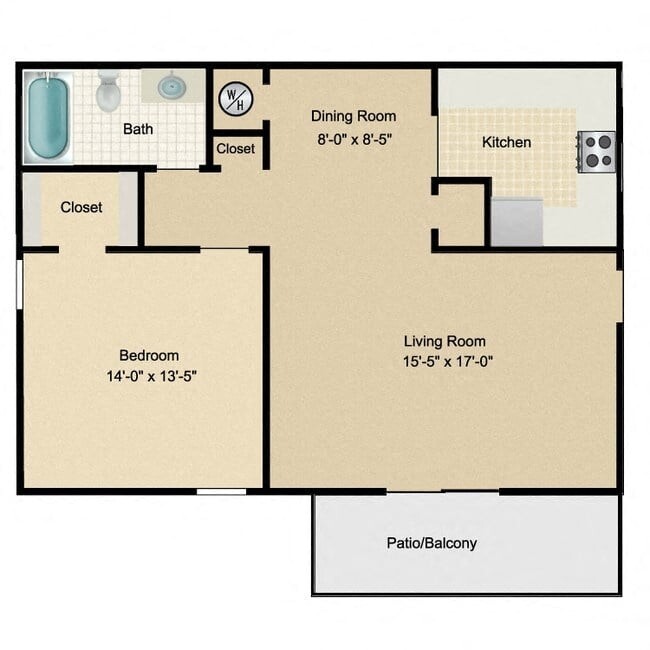 Floorplan - Burning Tree Apartments