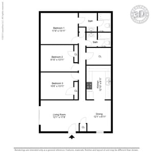 3BR/2BA - Regency Square Apartments