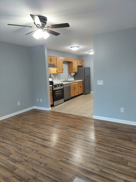 Kitchen w/living room view - 1438 Vance Rd