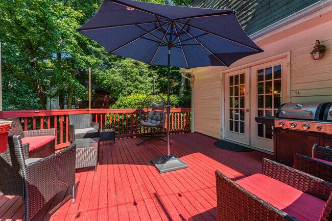 French doors open from Living Room onto this entertaining space! - 10108 Donegal Ct